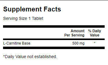 L -καρνιτίνη 500 mg - 100 δισκία