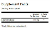 L -καρνιτίνη 500 mg - 100 δισκία