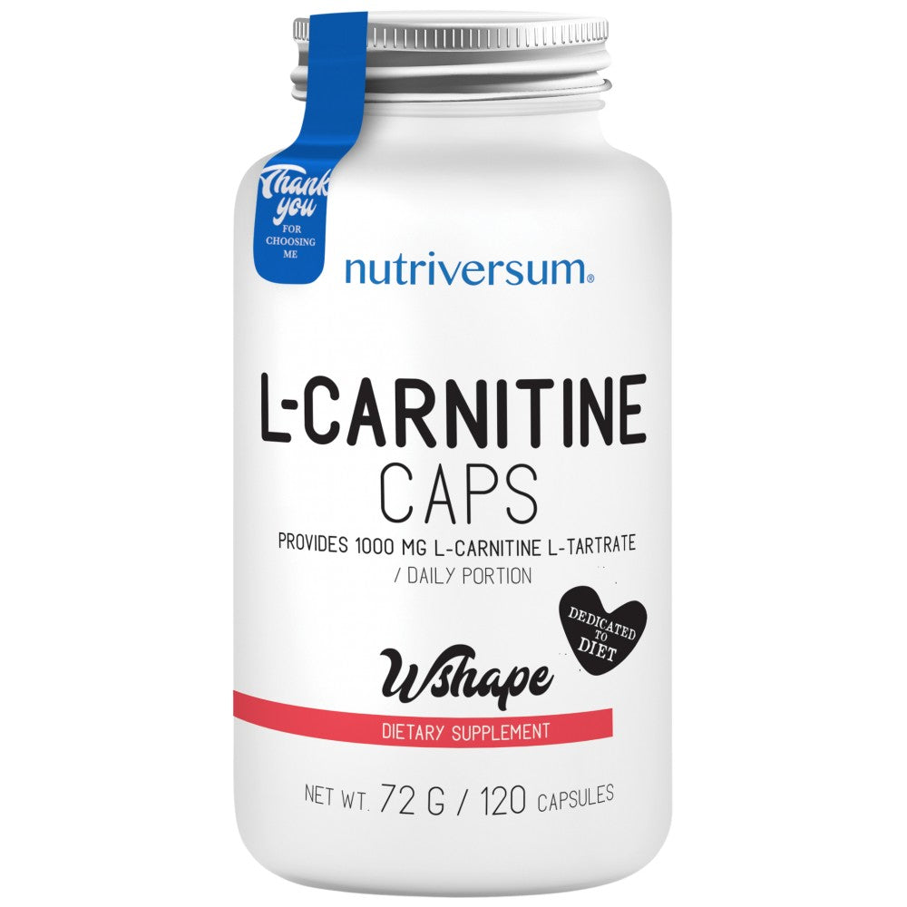 Καπάκια L-καρνιτίνης 500 mg 120 κάψουλες