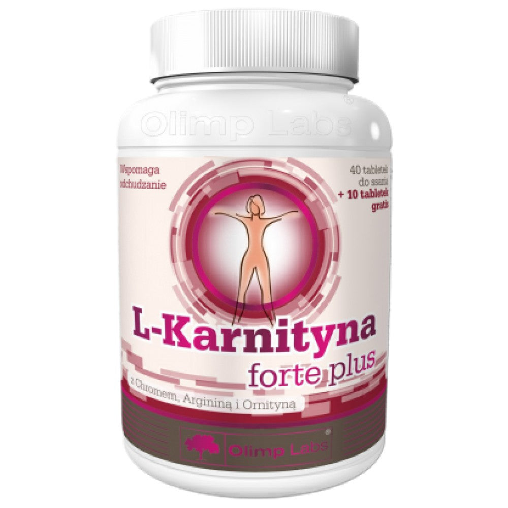 L-Carnitine Forte συν 500 mg 40 μασώμενα δισκία