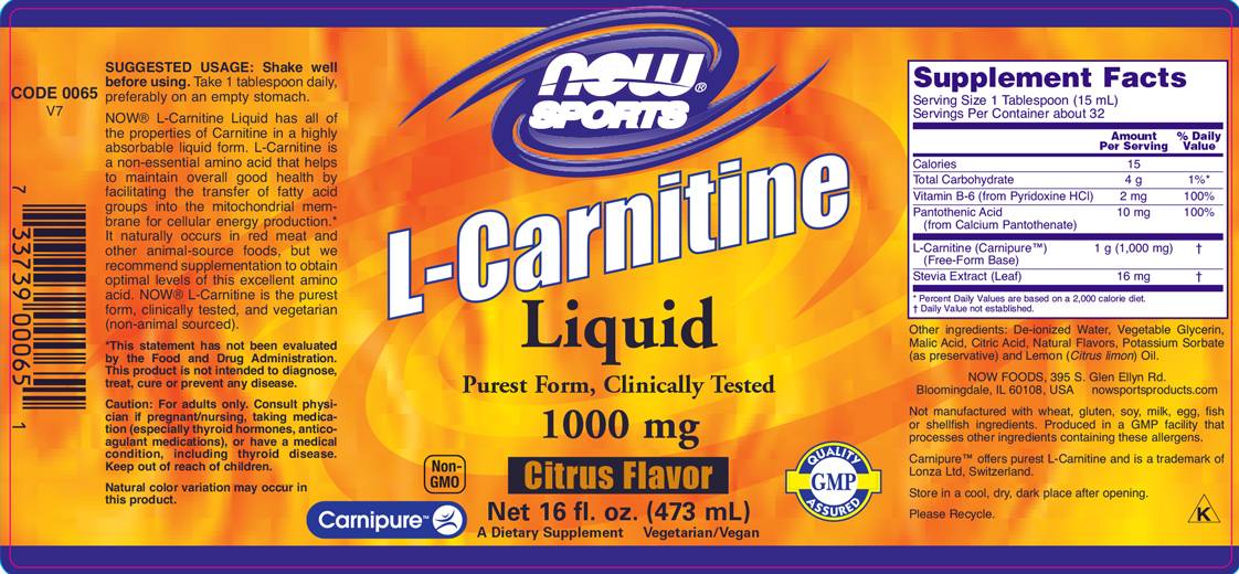 L-Carnitine Liquid 1000 mg - 946 ml