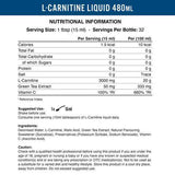 L -Carnitine Liquid 3000 με πράσινο τσάι - 480 ml