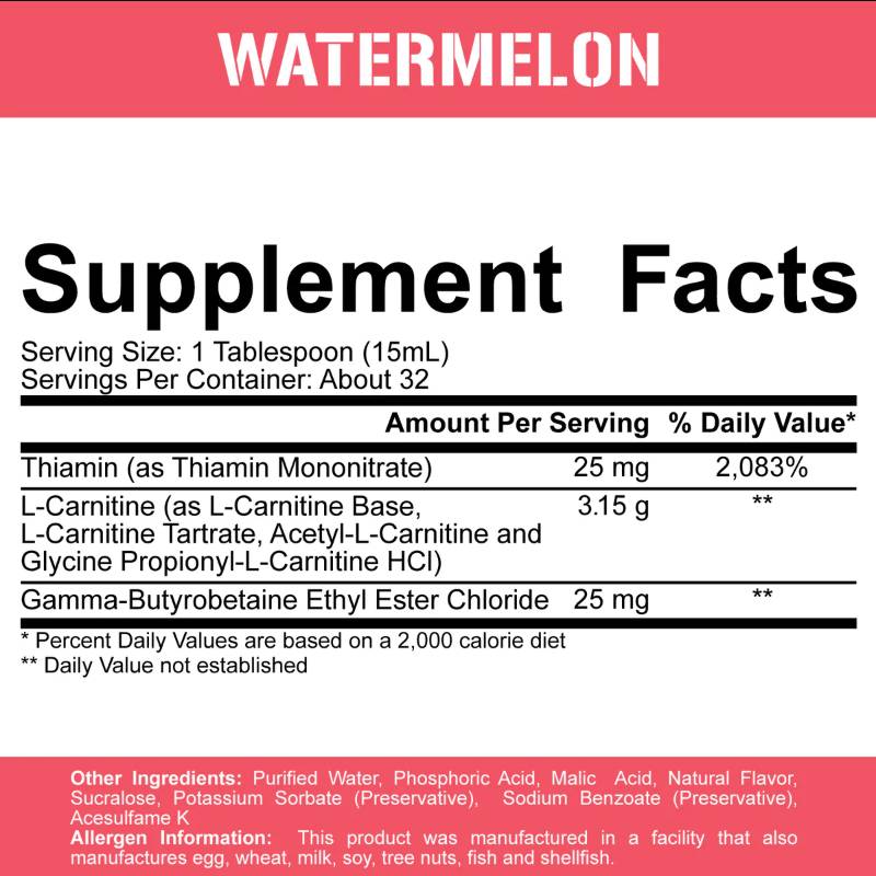 L-Carnitine Liquid 3150 | 4 Τύπος μήτρας καρνιτίνης - 473 ml