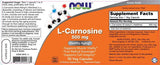L-Carnosine 500 mg - 100 κάψουλες