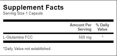 L -γλουταμίνη 500 mg - 100 κάψουλες