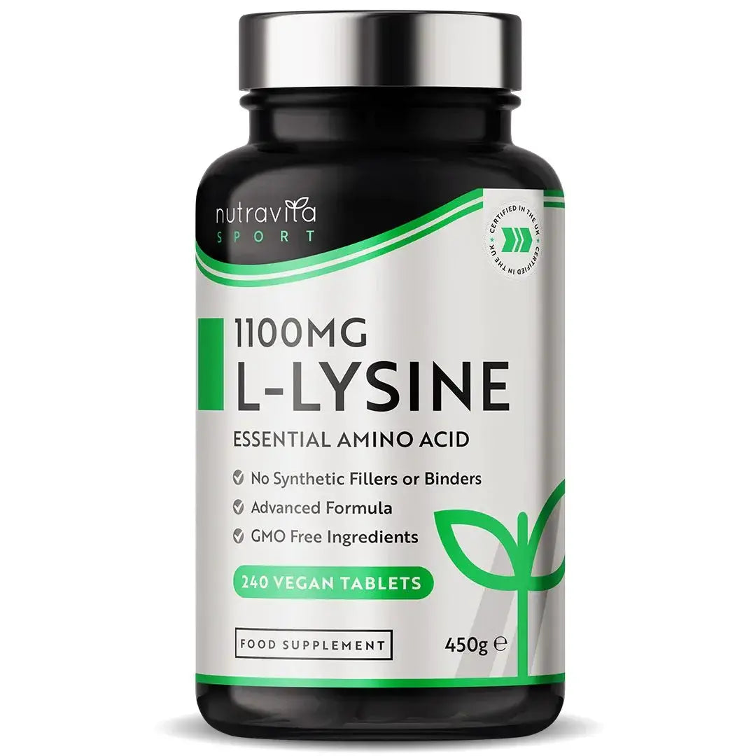 L-Lysine 1100mg 240 vegan δισκία