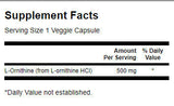 L -Ornithine 500 mg - 60 κάψουλες