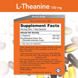 L -theanine 100 mg - 90 κάψουλες