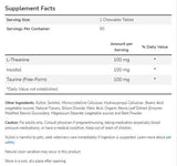 L-Θεανίνη 100 mg Μασώμενη | με Ινοσιτόλη & Ταυρίνη - 90 Μασώμενα Δισκία