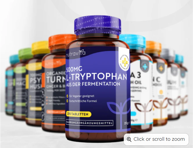 L-Tryptophan 500 mg 270 δισκία