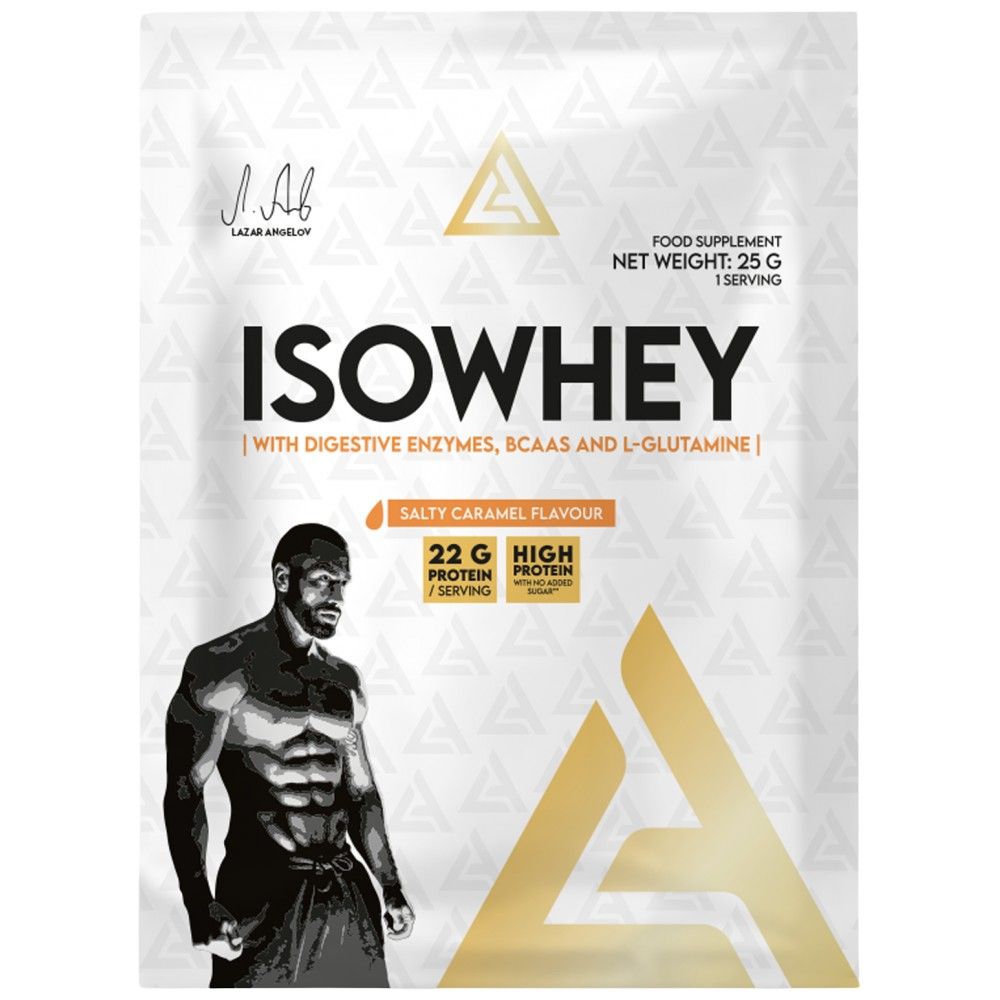 Isowhey | Πρωτεΐνη ορού γάλακτος με πεπτικά ένζυμα, BCAA & γλουταμίνη - 25 γραμμάρια