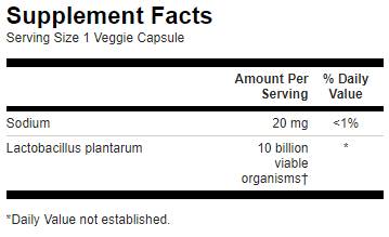 Lactobacillus Plantarum/L Plantarum - 30 κάψουλες