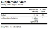 Lactobacillus Plantarum/L Plantarum - 30 κάψουλες