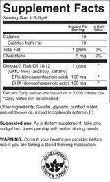 Lemon Flavor Omega 3 1000 mg - 150 κάψουλες Gel