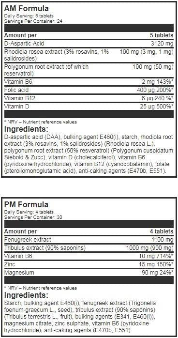 Levrotest AM/PM Formula - 2 x 120 δισκία