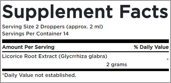 Ρίζα γλυκόριζας/Υγρό Εκχύλισμα - 29,6 ml