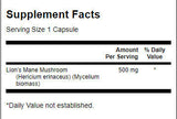Μανιτάρι Mane Lion 500 mg - 60 κάψουλες