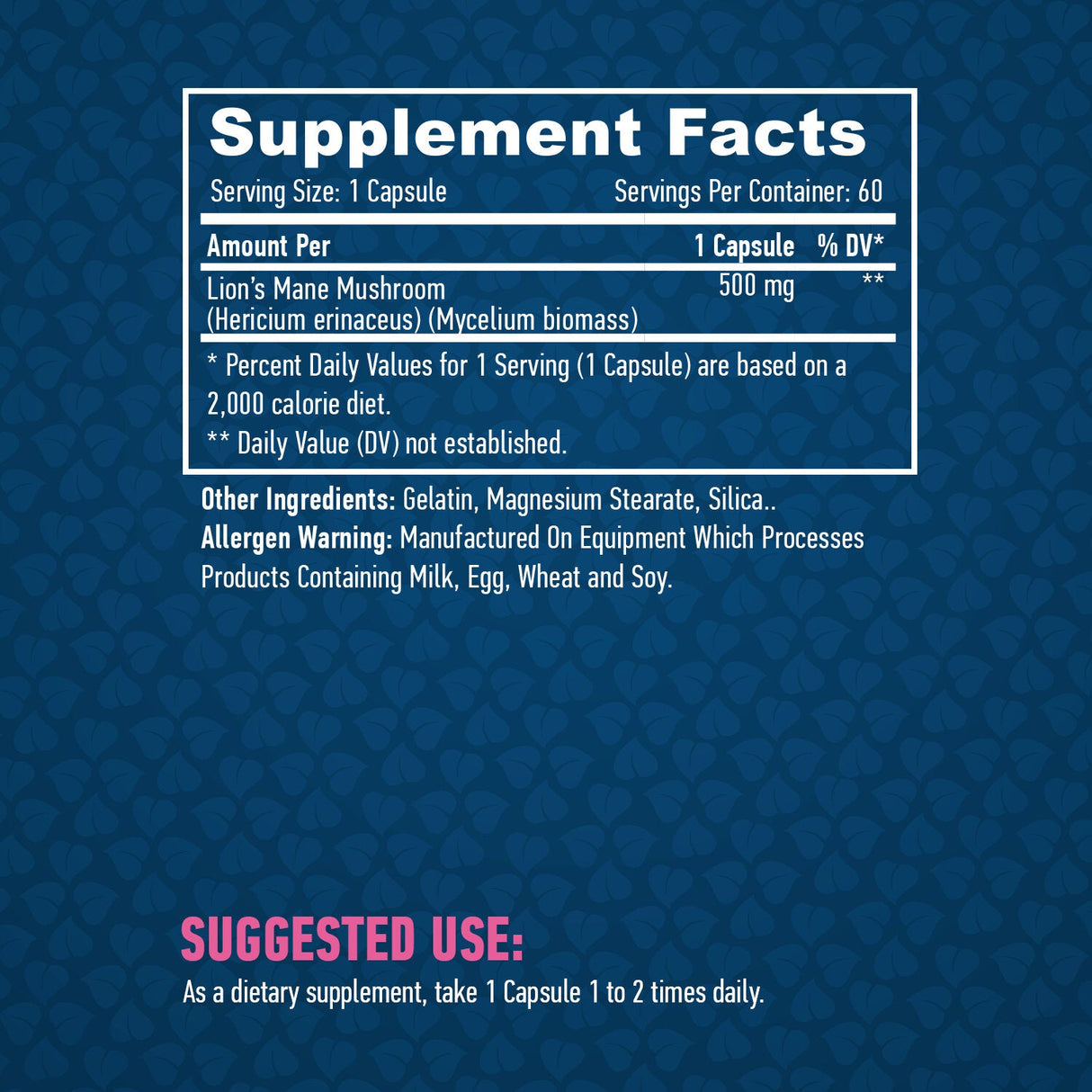 Mane Mane Mane 500mg./60 καπάκια