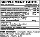 Lipo 6 Black/Keto - 60 κάψουλες