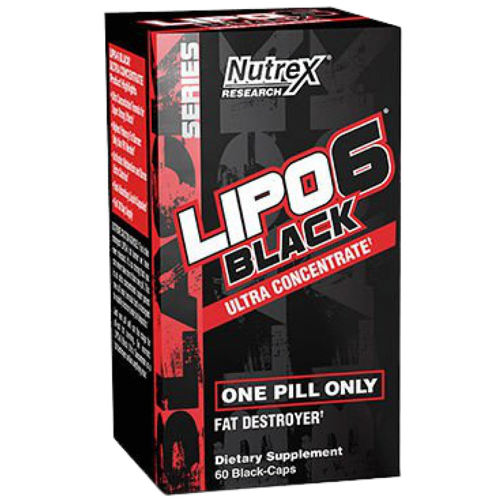 Lipo 6 Black Ultra Concentrate | Ακραία ισχύ 60 κάψουλες