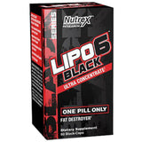 Lipo 6 Black Ultra Concentrate | Ακραία ισχύ 60 κάψουλες