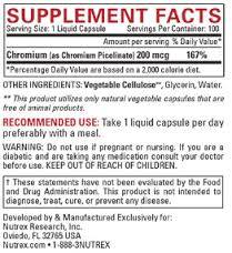Lipo 6/Chromium 100 Capsules Gel