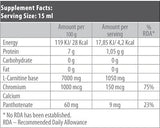 Υγρή L-Carnitine + Chrome 500 ml.