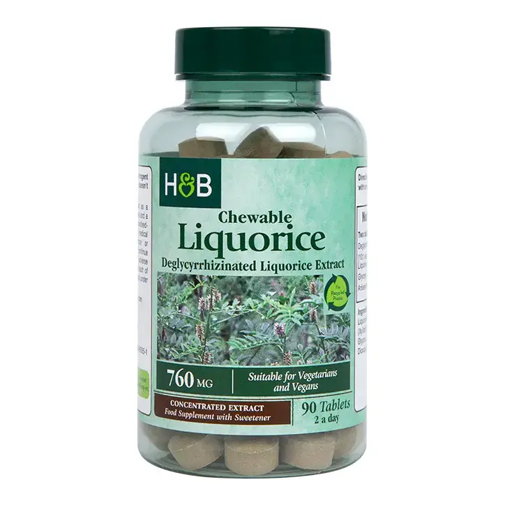 Ρίζα υγρού 380mg 90 μασώμενα δισκία Holland & Barrett