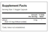 Lithium Orotate 5 mg 60 κάψουλες