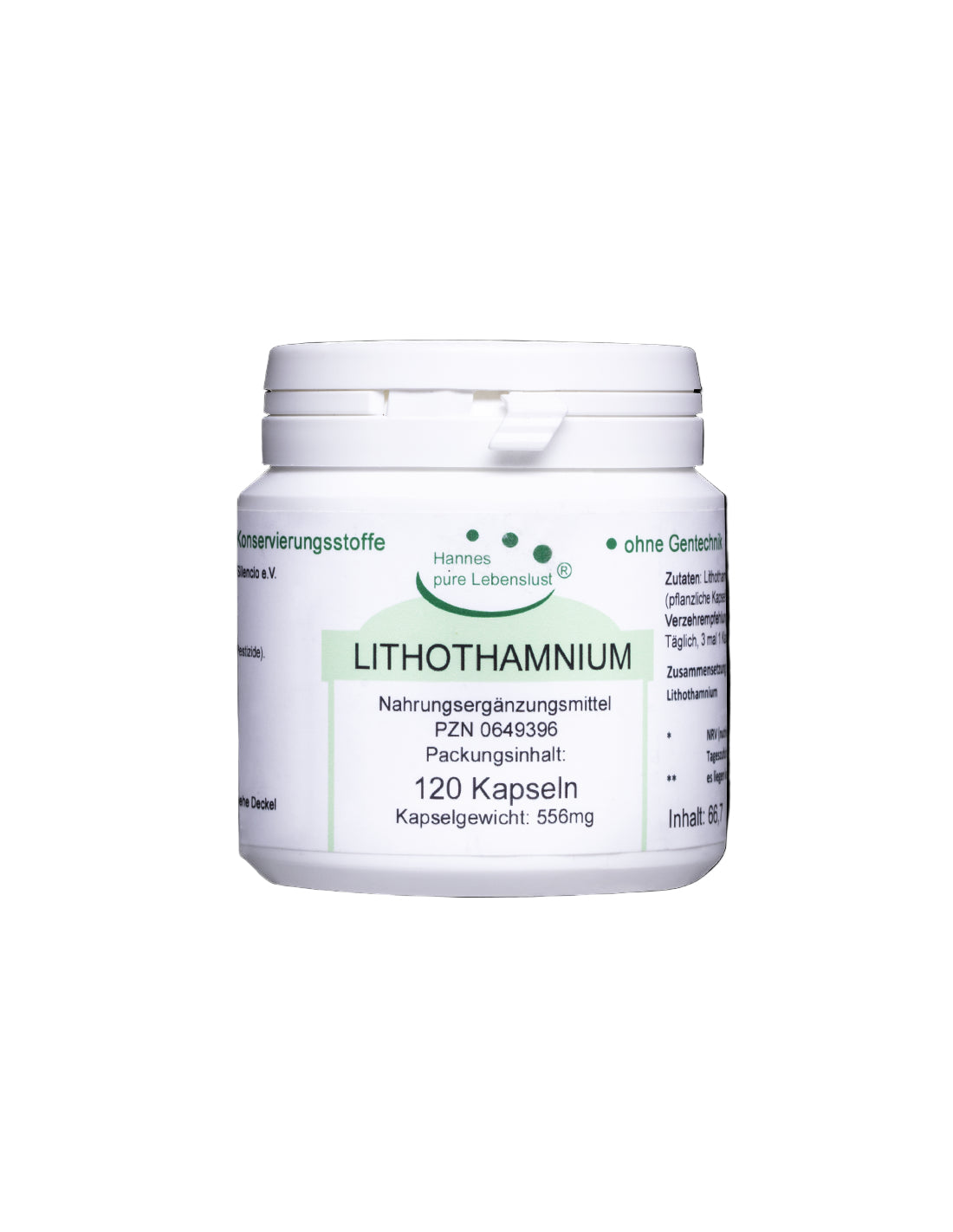 Lithothamnium - Lithothamnium (κόκκινα φύκια), 120 κάψουλες