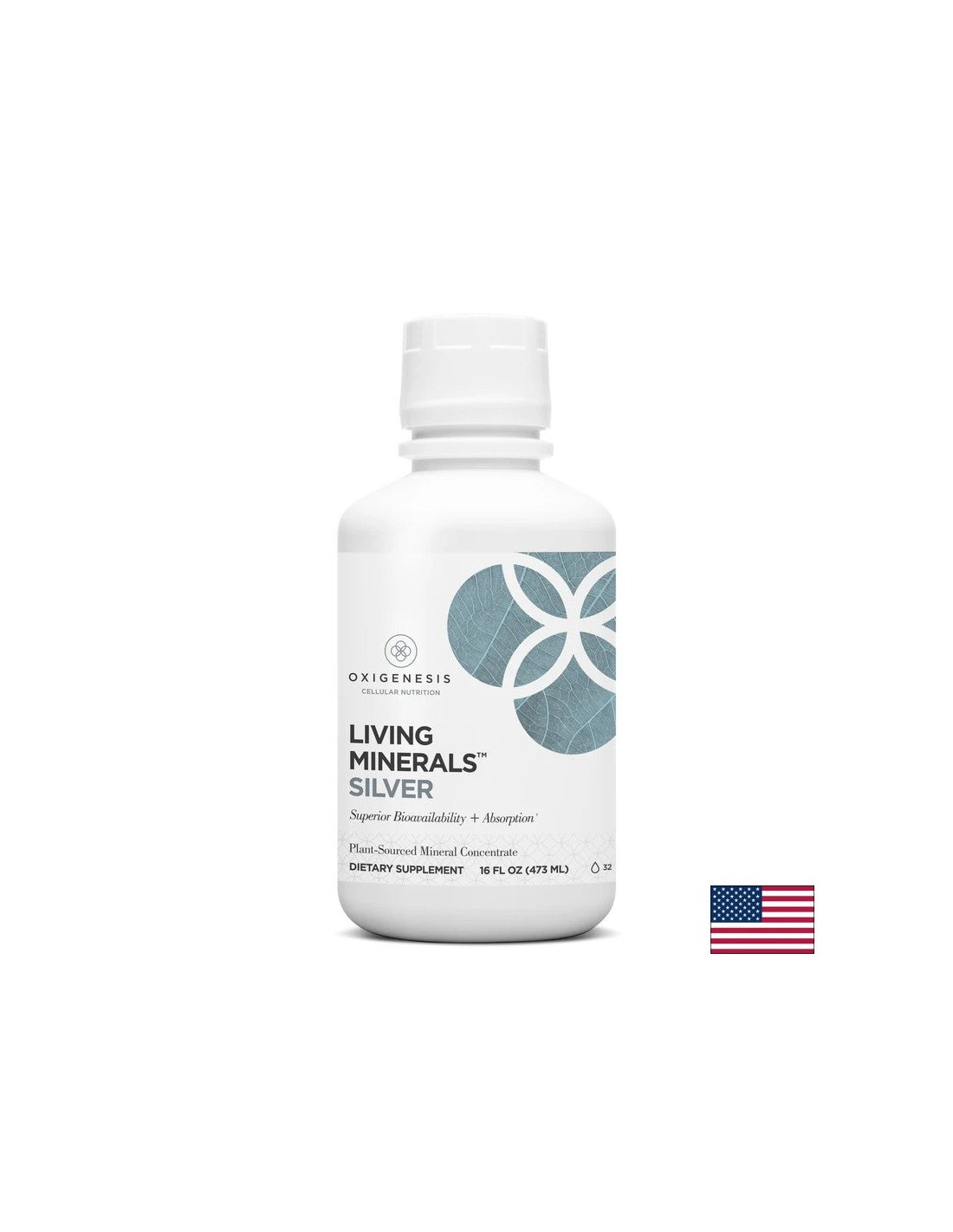 Για ερεθισμούς του δέρματος - Living Minerals Liquid Silver, 473 ml