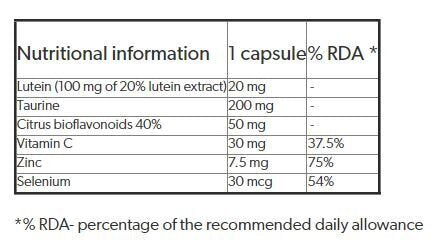 Luteina Bio - Σύμπλεγμα 30 κάψουλες <tc>Olimp</tc>