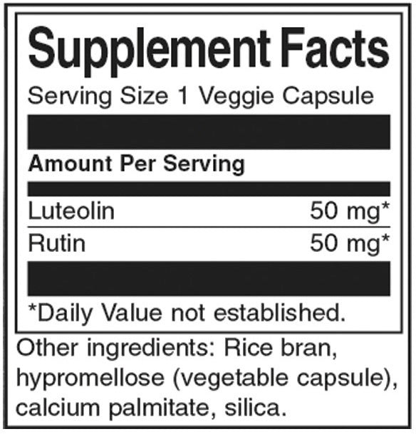 Σύμπλεγμα λουτεολίνης 100 mg - 30 κάψουλες