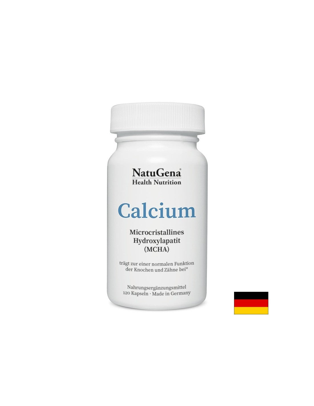 Bone Care - Calcium (MCHA) + Vitamin D3, 120 κάψουλες