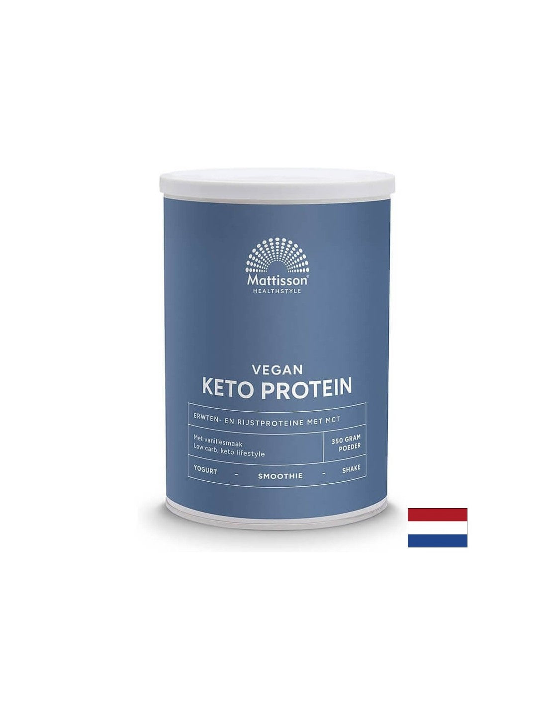 Vegan Keto Πρωτεϊνούχο Ρόφημα - Αρακάς, Ρύζι, MCT, Σκόνη 350g <tc>Mattisson Healthstyle</tc>