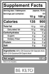 Liquid Oil MCT C8 + C10 - 500 mL