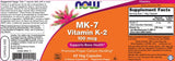MK-7 Vitamin K-2 100 mcg - 60 κάψουλες