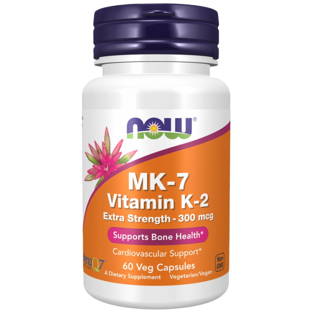 MK-7 Βιταμίνη Κ-2 300 MCG | Επιπλέον δύναμη MENAQ7® - 60 κάψουλες