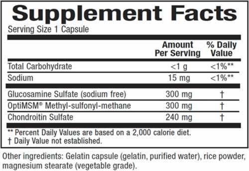 MSM Joint Formula 840mg - 240 κάψουλες