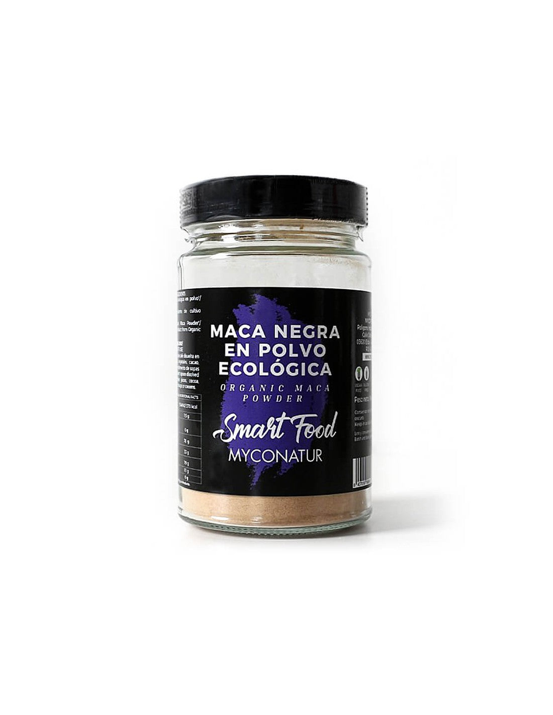 Maca negra en polvo, Bio - Organic black maca σε σκόνη, 200 γρ <tc>Myconatur</tc>