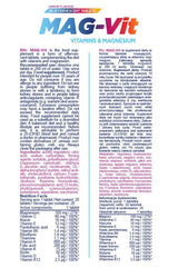 Mag-vit | Μαγνήσιο και βιταμίνες αναβρασμό - 20 διαλυτά δισκία