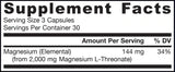 Magmind | Μαγνήσιο L-θρεονικό magtein® 90 ксии