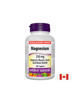 Μαγνήσιο 250 mg x 100 καψάκια <tc>Webber Naturals</tc>