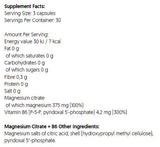 Κιτρικό μαγνήσιο 375 mg + b6 | P-5-P-90 κάψουλες