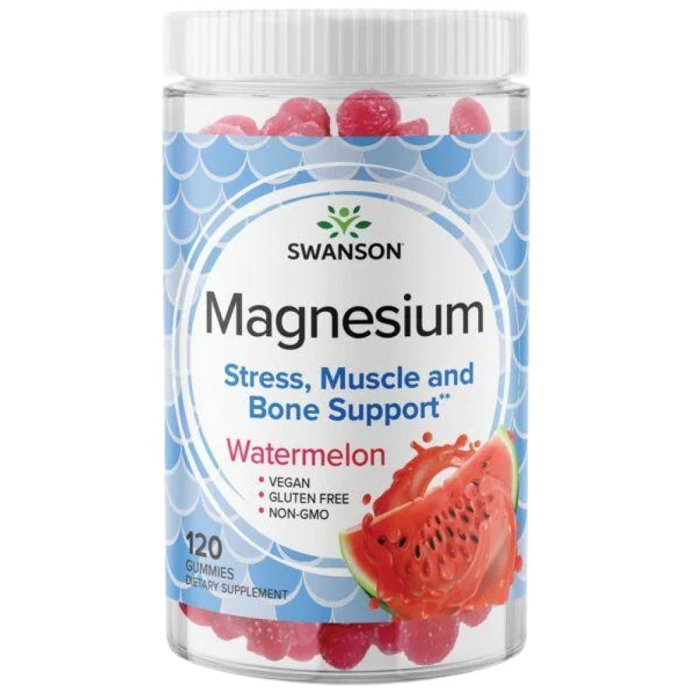 Μαγνήσιο Gummies | Καρπούζι - 120 μασώμενες ταμπλέτες