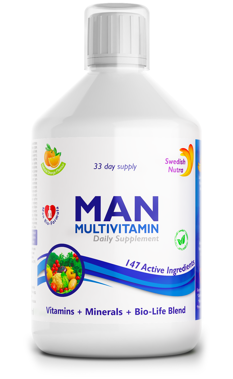 Man Multivitamins για άνδρες με κολλαγόνο 1497 mg - 147 δραστικά συστατικά /500 ml /