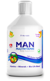 Man Multivitamins για άνδρες με κολλαγόνο 1497 mg - 147 δραστικά συστατικά /500 ml /