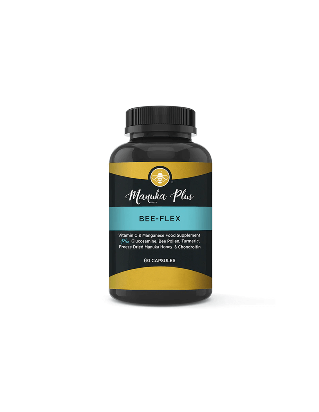 Manuka Plus Bee - Flex - Φόρμουλα για υγιείς αρθρώσεις με μέλι Manuka, 60 κάψουλες