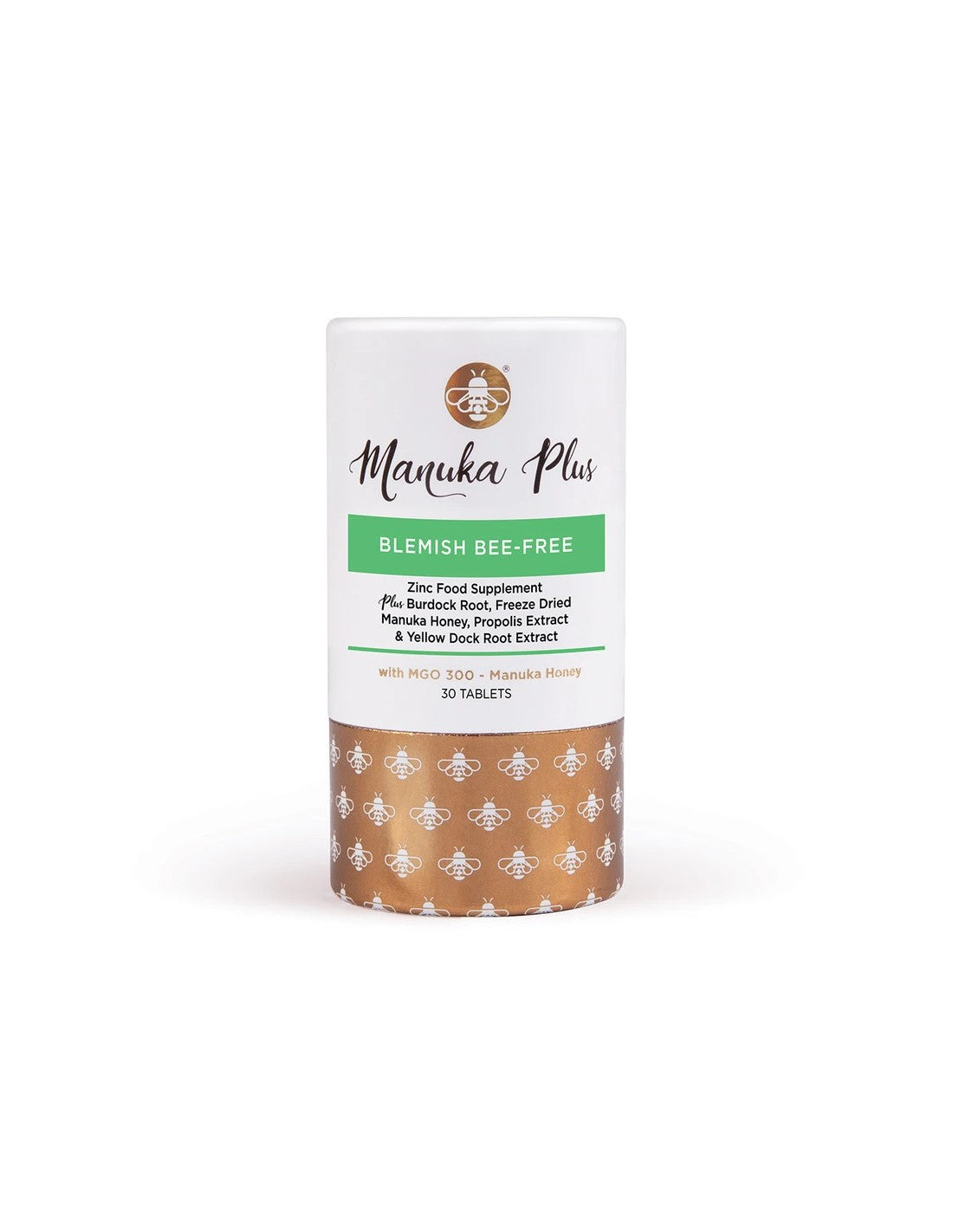Manuka Plus® Blemish Bee Free/ Anti-Blemish Formula με Manuka Honey Mgo 300 x 30 δισκία