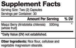 Maqui Berry 500 mg/60 καπάκια
